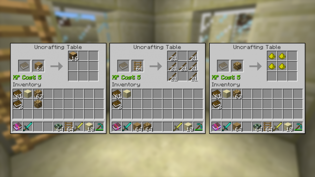 Minecraft Mods：Uncrafting Table v1.7.1