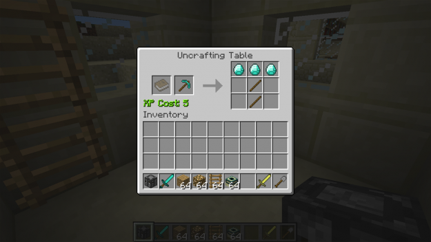 Minecraft Mods：Uncrafting Table v1.7.1