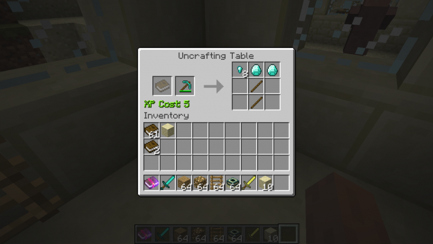 Minecraft Mods: Uncrafting Table v1.7.1