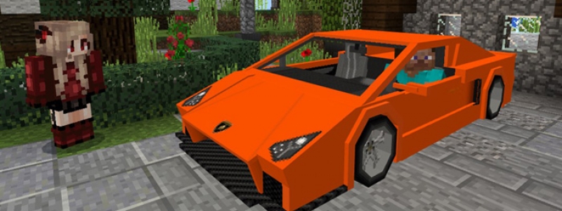 Descargar Minecraft Pe Mod Complemento De Coche Deportivo Lamborghini Para Android