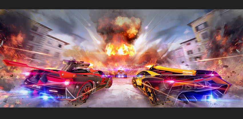 Sovraccarico: 3D MOBA Car Shooting v1.1 APK Android gratuito