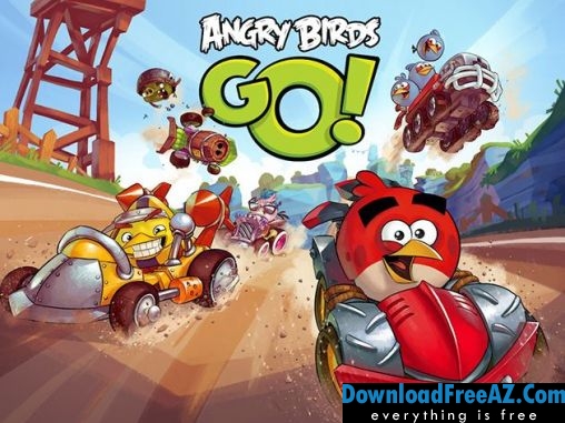 Скачать Angry Birds Go! v2.7.1 APK (MOD, неограниченно монет / драгоценных камней) Android Free