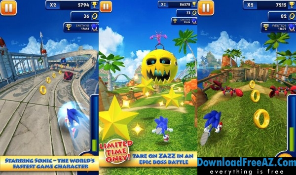 🔥 Download Sonic Dash 2: Sonic Boom 3.7.0 [Money mod] APK MOD.  Continuation of the popular scorer from SEGA 