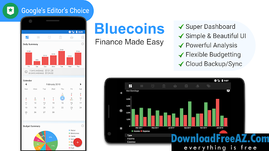 Download Free Bluecoins- Finance And Budget v6.0.3 [Premium] Full Unlocked Paid APP