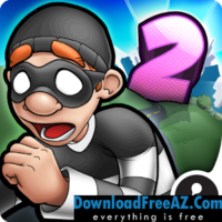 下载免费的Robbery Bob 2：Double Trouble v1.6.7 +（无限硬币）为Android