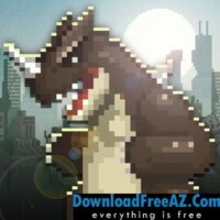 下载免费世界野兽战争：在空闲的RPG中摧毁世界+（无限的金/肉/宝石）Android版