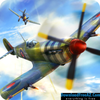 Unduh Pesawat Perang Gratis: WW2 Dogfight v1.3.2 APK + Mod (Emas | Perak | Bahan Bakar)