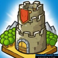 Download gratis Grow Castle + (Mod Gold / Crystals / SP / Level) voor Android