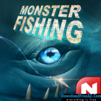 Kostenlos herunterladen Monster Fishing 2019 + (Mod Money) für Android