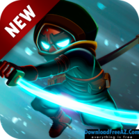 قم بتنزيل Ninja Dash Shinobi Warrior Run Jump & Slash + (Mod Money) لنظام Android