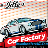 Скачать Idle Car Factory + (Мод Деньги) для Android