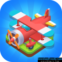 Merge Plane Click & Idle Tycoon + Mod (Unlimited Gems Vip) for Android 다운로드