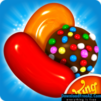 Lade Candy Crush Saga + (unlocked) für Android herunter