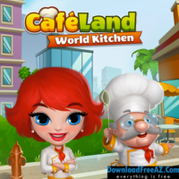 Download Cafeland – World Kitchen + (Unlimited Money) for Android