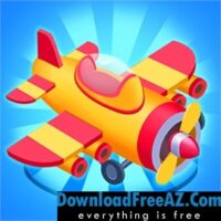 Скачать Merge Plane Click & Idle Tycoon + (Unlimited Gems Vip) для Android