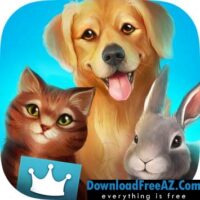 Faça o download do PetWorld: My Animal Shelter + (Mod Stars / Unlocked) para Android