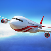 Flight Pilot Simulator 3D + (Бесконечные спины монет разблокированы) для Android