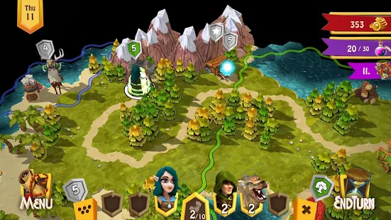 Heroes of Flatlandia + (Mod Money) for Android