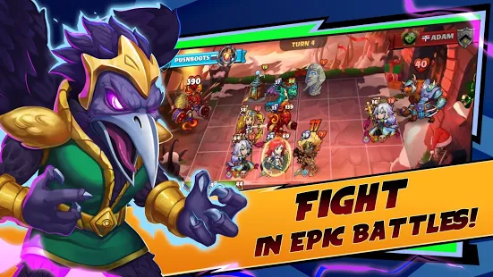 Mighty Party Heroes Clash + (الكثير من المال) لنظام Android