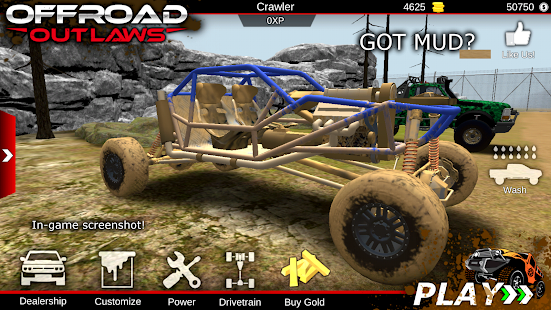 Offroad Outlaws + (Mod Money Free Shopping) for Android