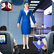 Airport Staff Flight Attendant Air Hostess Games [v1.4] Mod (Large number of stars) Apk for Android