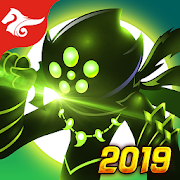 League of Stickman 2019 Ninja Arena PVP (Dreamsky) [v5.9.0] MOD + DATA (gratis winkelen + vaardigheid geen cooldown) voor Android