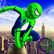 Spider Stickman Rope Hero 2 Ville du crime du gangster [v1.6] Mod (Monnaie illimitée / Gem) Apk pour Android