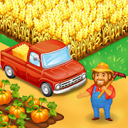 Farm Town Happy Farming Day & food farm game City [v2.55] Mod (oneindige diamanten en goud) Apk voor Android