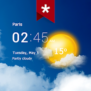 透明な時計の天気（広告なし）[v3.50.1.1] Android用APK Mod
