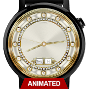Tampilan Jam: Executive Diamond - Wear OS Smartwatch