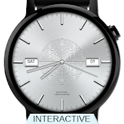 Watch Face: Platinum Metal - Wear OS Smartwatch