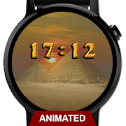 Watch Face: Sandstorm of Giza - Wear OS Smartwatch