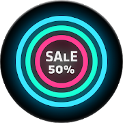Neon Glow C - Icon Pack [v5.9.0] APK Mod para Android