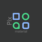 Pix Material Dark Icon Pack [v1.beta] APK Mod pour Android