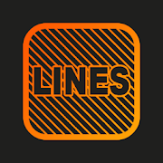 Lines Square - Neon icon Pack [v1.5] APK Mod สำหรับ Android