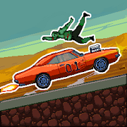 Berkendara atau Mati - Zombie Pixel Derby Racing [v1.04]