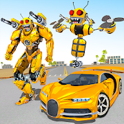 꿀벌 로봇 자동차 변환 게임 : 로봇 자동차 게임 [v1.31] APK Mod for Android
