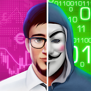 Hacker ou Dev Tycoon ? Simulateur de la vie réelle. Appuyez sur Sim [v2.0.9] APK Mod pour Android