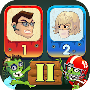 Zwei Jungs & Zombies 2 (Zwei-Spieler-Spiel) [v0.5.6] APK Mod für Android